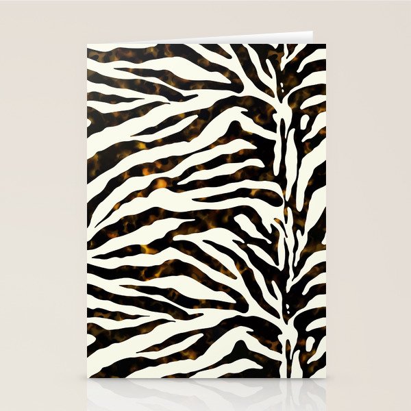 Tortoiseshell Zebra Stationery Card Gallery Image 1