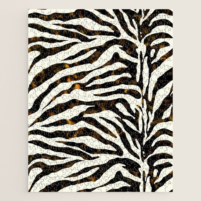 Tortoiseshell Zebra Jigsaw Puzzle Gallery Image 1
