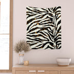 Tortoiseshell Zebra Wall Tapestry Gallery Image 2