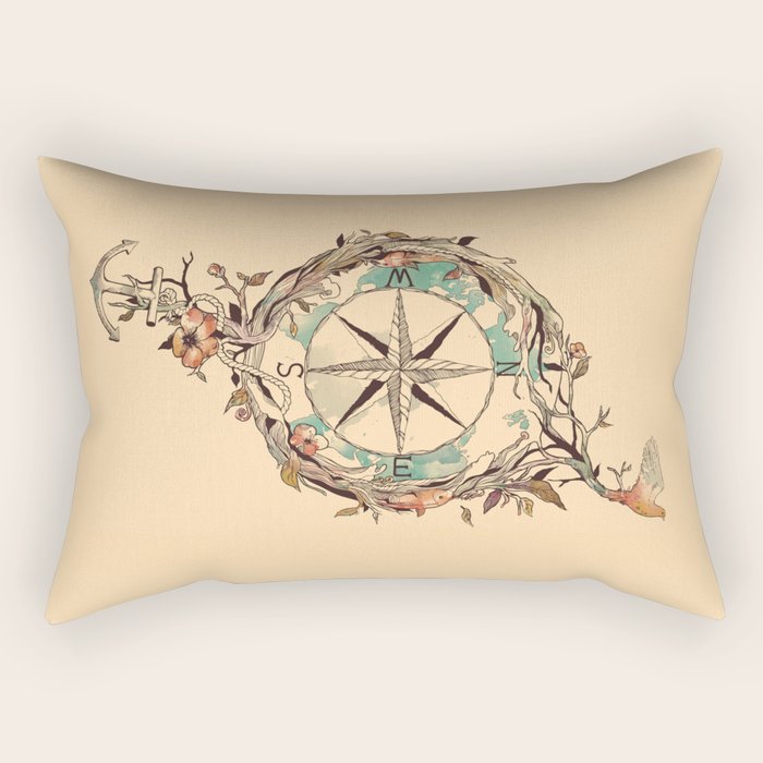 Bon Voyage Rectangular Pillow Gallery Image 2