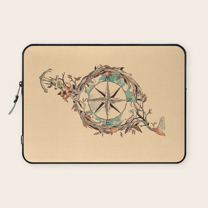 Bon Voyage Laptop Sleeve Gallery Image 1