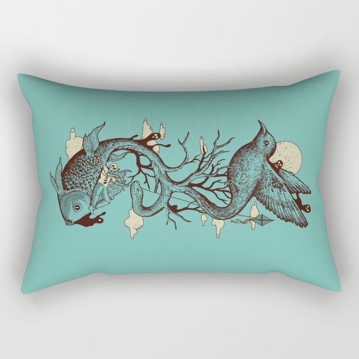 Escape from Reality Rectangular Pillow Gallery Image 2