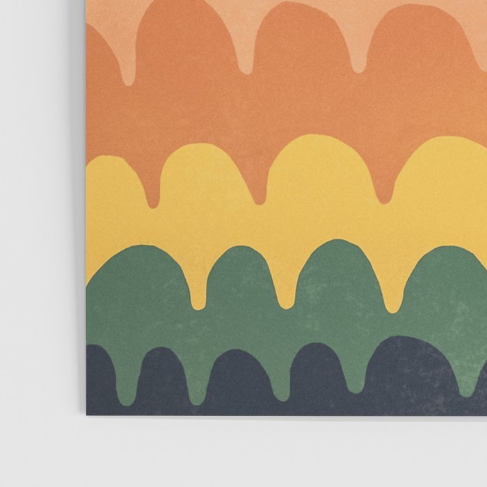 Wavy Doodles Pattern Poster Gallery Image 3