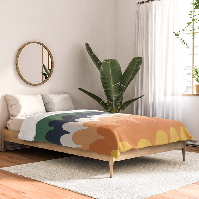 Wavy Doodles Pattern Comforter Gallery Image 2