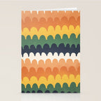 Wavy Doodles Pattern Stationery Card Gallery Image 2