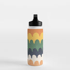 Wavy Doodles Pattern Water Bottle Gallery Image 3