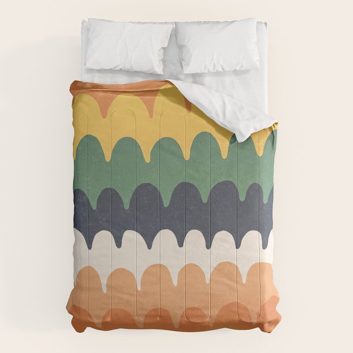 Wavy Doodles Pattern Comforter Gallery Image 6