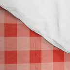 Gingham Plaid Red and Pink  Comforter Gallery Image 4