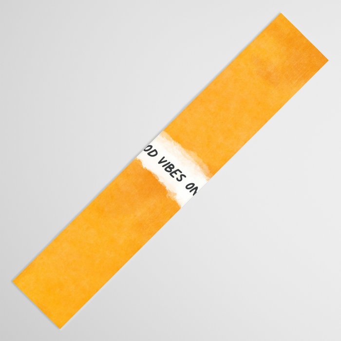 Good Vibes Only: Yellow Canvas Edition Table Runner Gallery Image 3