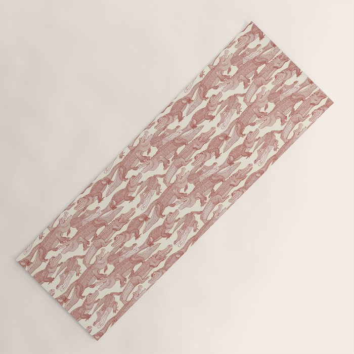 just alligators paprika Yoga Mat Gallery Image 1
