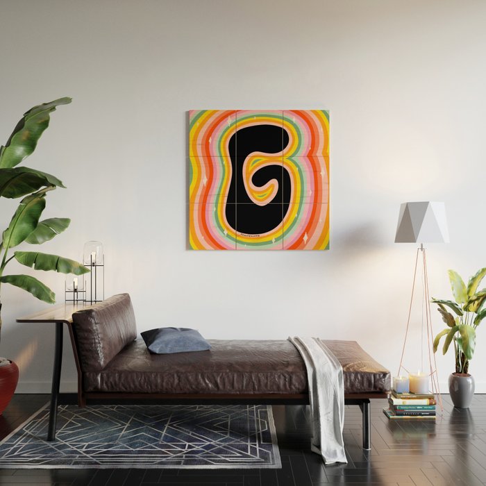Rainbow G Wood Wall Art Gallery Image 2