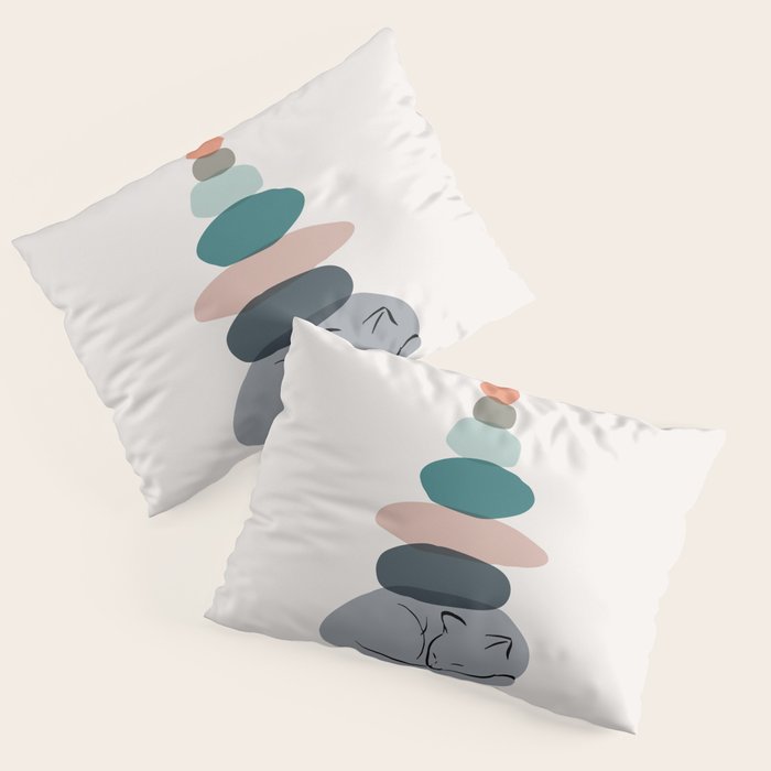 Cat Landscape 58 Pillow Sham Gallery Image 3