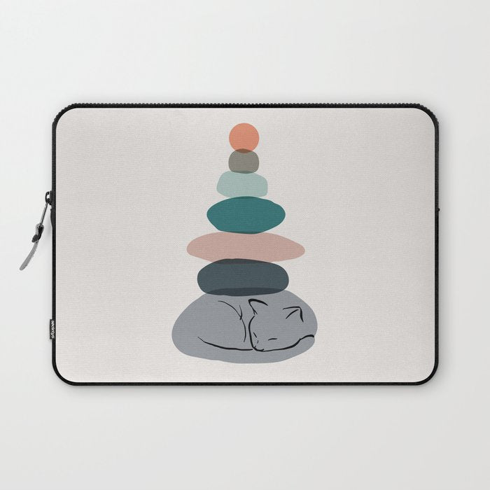 Cat Landscape 58 Laptop Sleeve Gallery Image 1