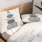 Cat Landscape 58 Pillow Sham Gallery Image 2