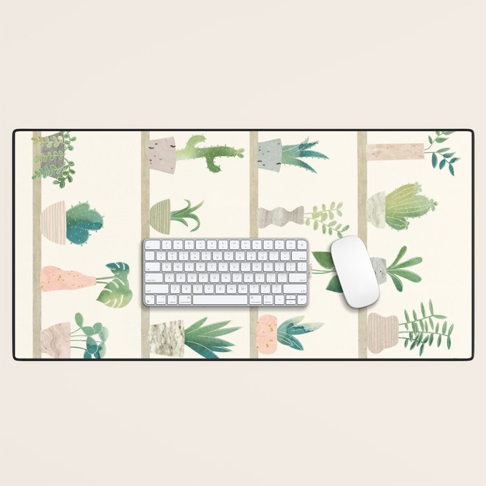 Little Plant Pots Desk Mat Gallery Image 1