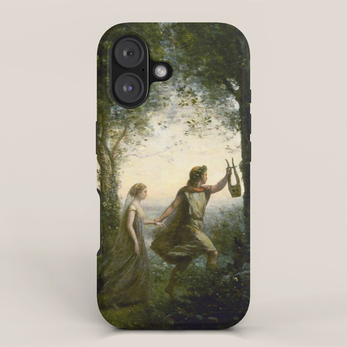 Jean-Baptiste-Camille Corot "Orpheus Leading Eurydice from the Underworld" iPhone Case Gallery Image 1