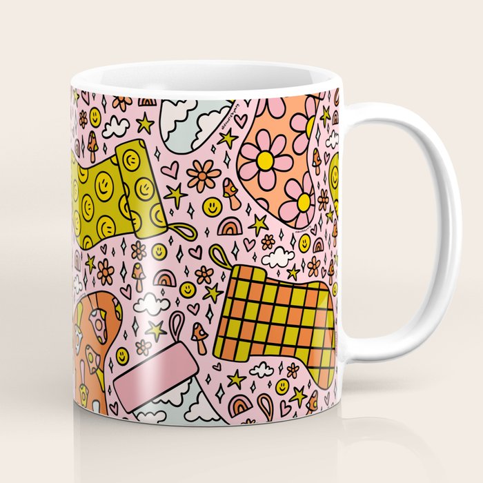 Stocking Print Coffee Mug Gallery Image 1
