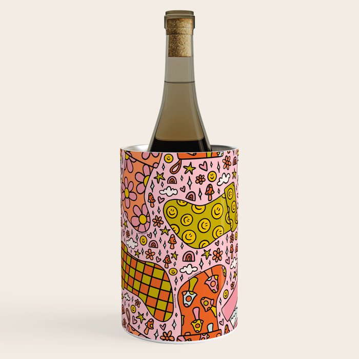 Stocking Print Wine Chiller Gallery Image 1