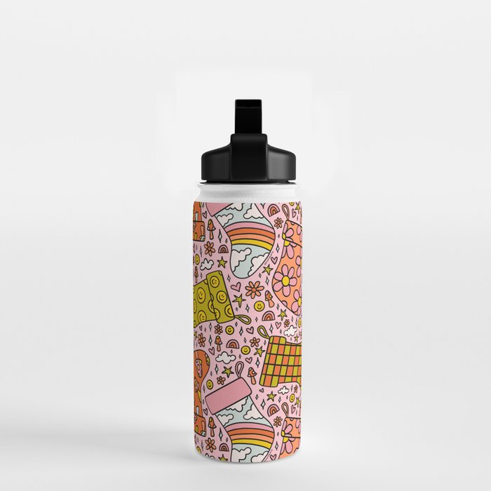 Stocking Print Water Bottle Gallery Image 2