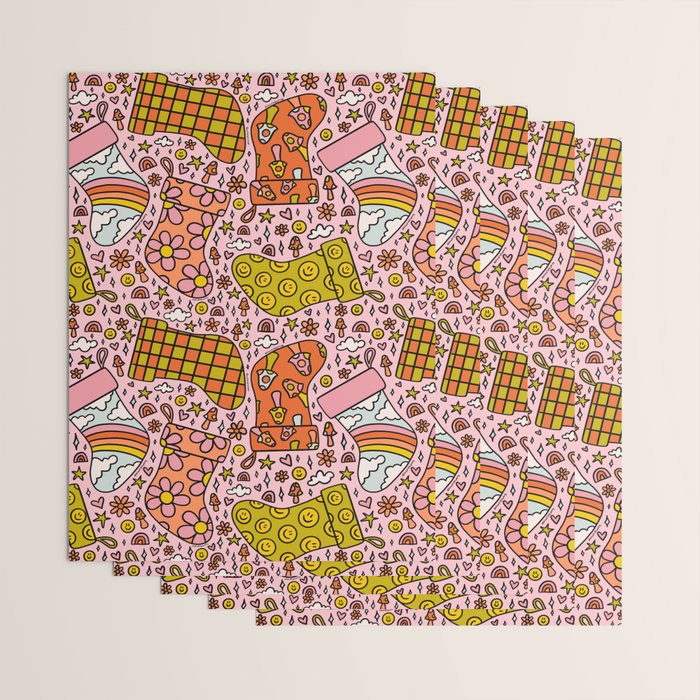 Stocking Print Wrapping Paper Gallery Image 3