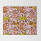 Stocking Print Throw Blanket Gallery Image 2
