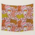 Stocking Print Wall Tapestry Gallery Image 4