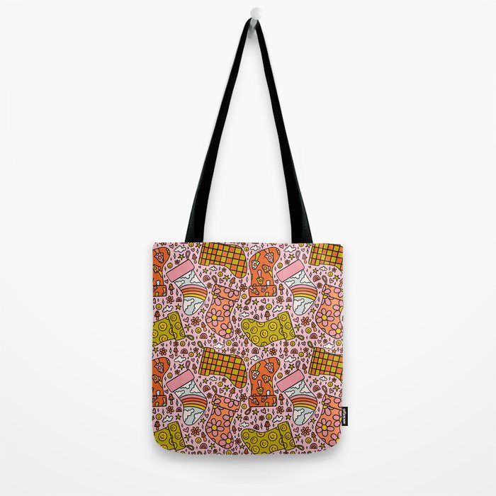 Stocking Print Tote Bag Gallery Image 2
