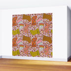 Stocking Print Wall Mural Gallery Image 2