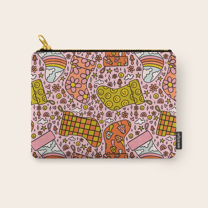 Stocking Print Carry All Pouch Gallery Image 1