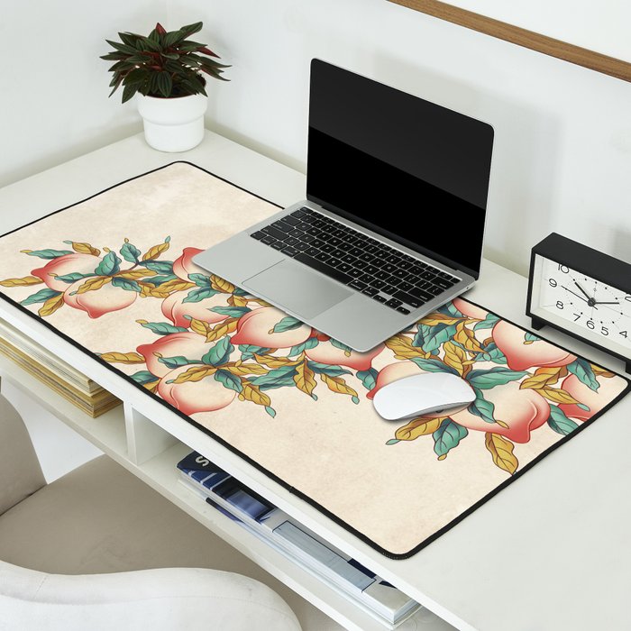 Peaches : Minhwa-Korean traditional/folk art Journal Desk Mat Gallery Image 2