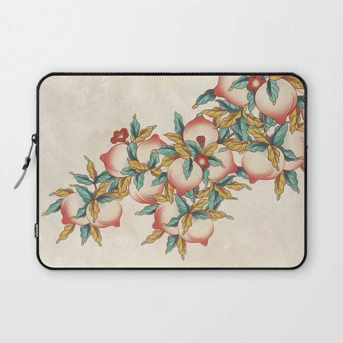 Peaches : Minhwa-Korean traditional/folk art Journal Laptop Sleeve Gallery Image 1