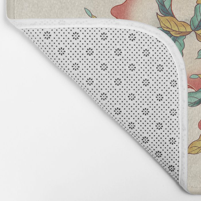 Peaches : Minhwa-Korean traditional/folk art Journal Bath Mat Gallery Image 2