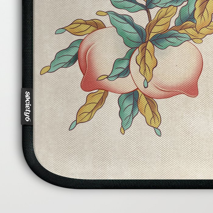 Peaches : Minhwa-Korean traditional/folk art Journal Laptop Sleeve Gallery Image 3
