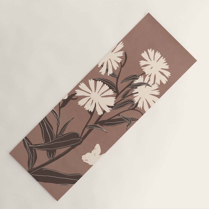 Abstract Flowers 16 Yoga Mat Gallery Image 1