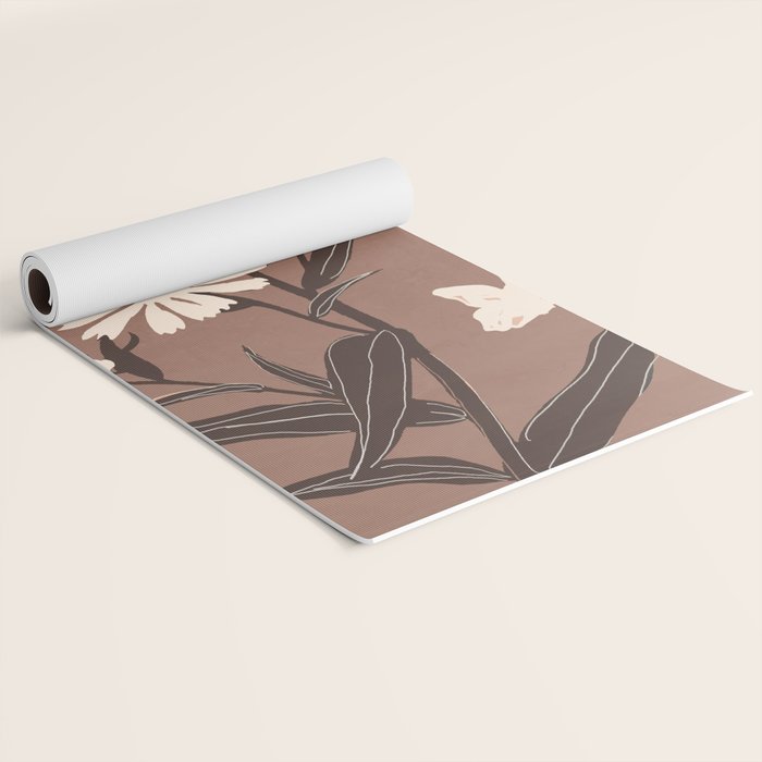 Abstract Flowers 16 Yoga Mat Gallery Image 2