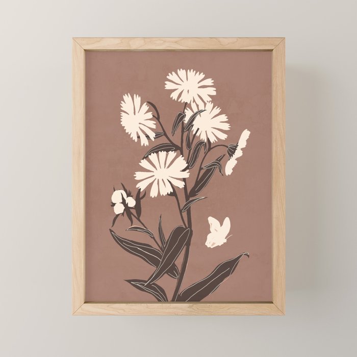 Abstract Flowers 16 Mini Art Print Gallery Image 1