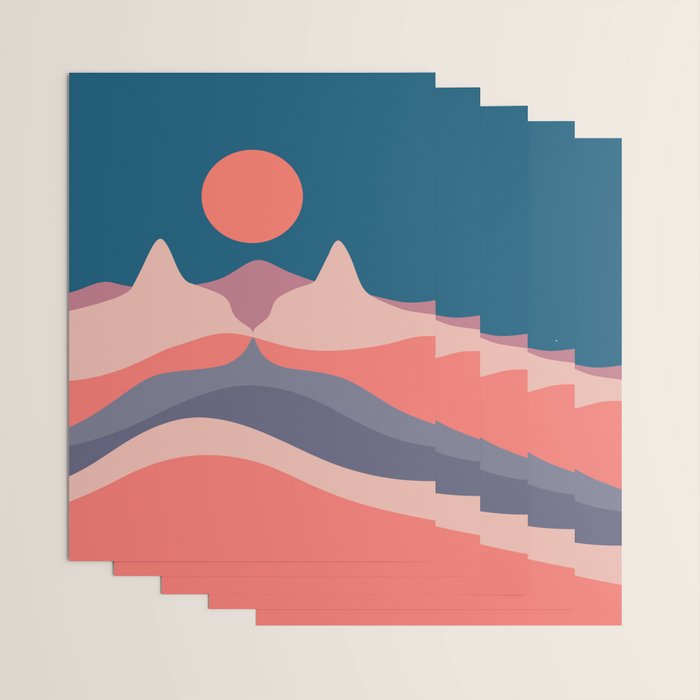 Cat Landscape 29 Wrapping Paper Gallery Image 3