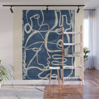 Abstract line art 200 Wall Mural Gallery Image 1