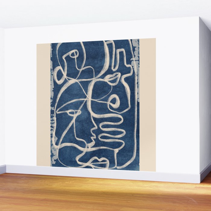 Abstract line art 200 Wall Mural Gallery Image 2