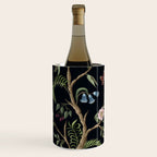 Tropical Chinoiserie Dark Peony Floral Wine Chiller Gallery Image 1