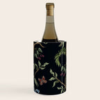 Tropical Chinoiserie Dark Peony Floral Wine Chiller Gallery Image 2