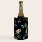 Tropical Chinoiserie Dark Peony Floral Wine Chiller Gallery Image 3