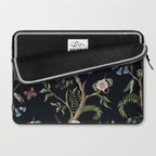 Tropical Chinoiserie Dark Peony Floral Laptop Sleeve Gallery Image 2