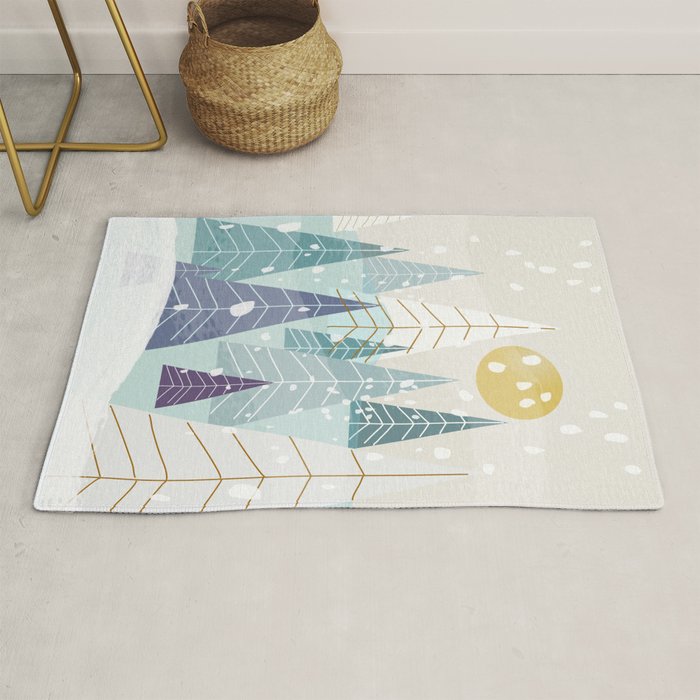 Winter Landscape Rug Gallery Image 1