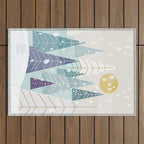 Winter Landscape Outdoor Rug Gallery Image 1