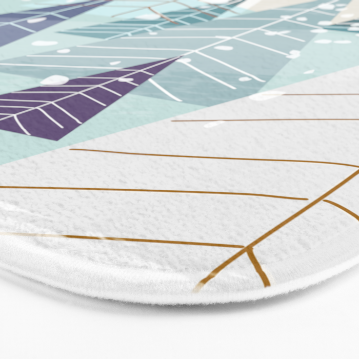 Winter Landscape Bath Mat Gallery Image 3