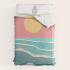 Crashing wave on sunny bay Duvet Cover Gallery Image 6