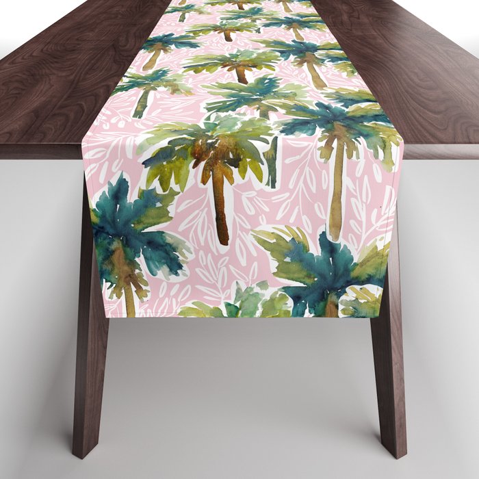 Island Dreams - Pink Table Runner Gallery Image 1