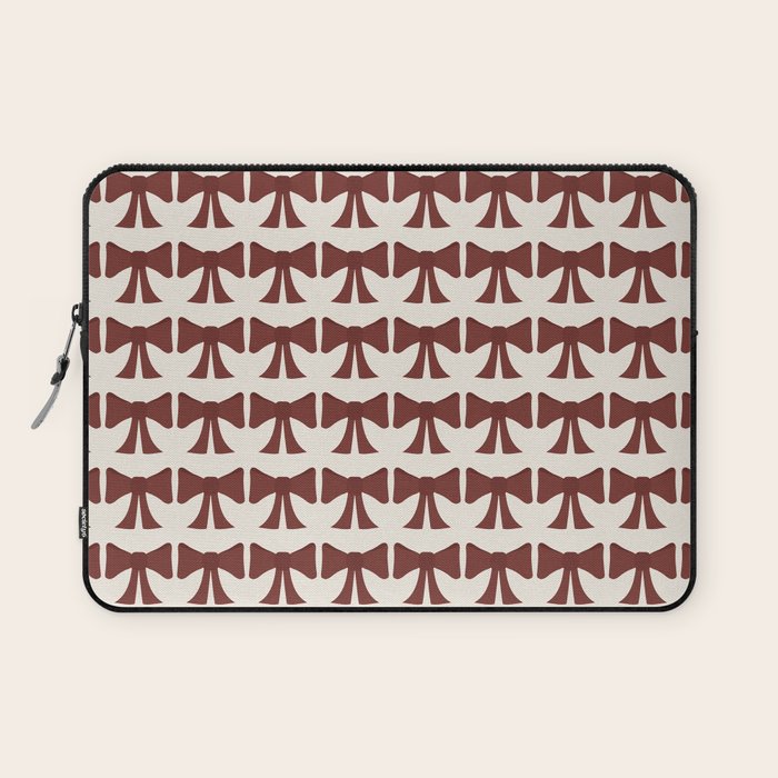 Vintage Bows XI Red Laptop Sleeve Gallery Image 1