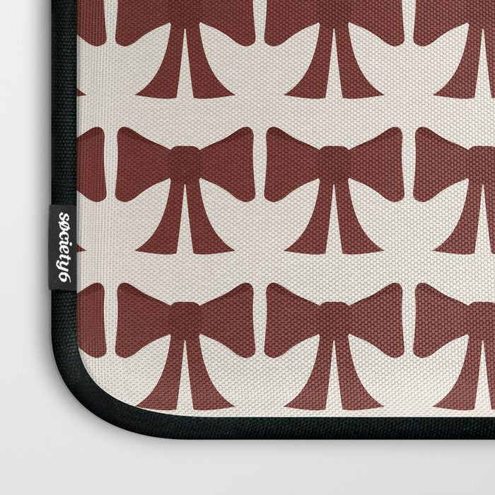 Vintage Bows XI Red Laptop Sleeve Gallery Image 3